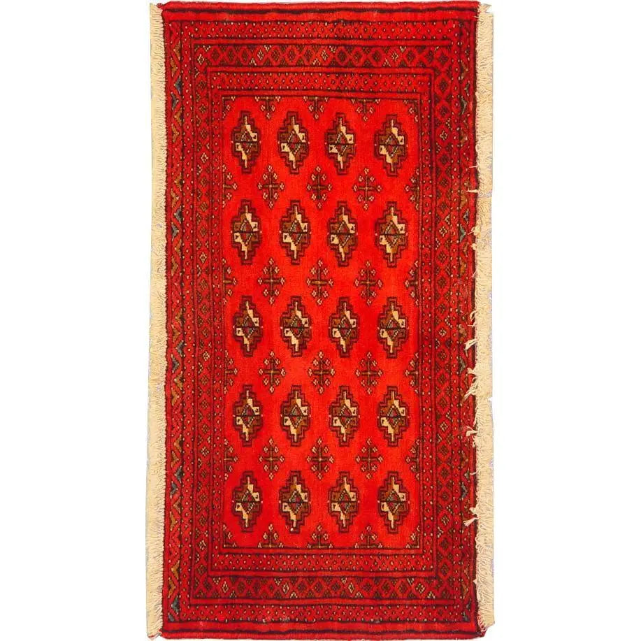 One Of The Kind Persian Turkman Rug 3'0" x 1'6"